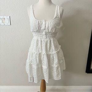 Lulus Eyelet White Dress